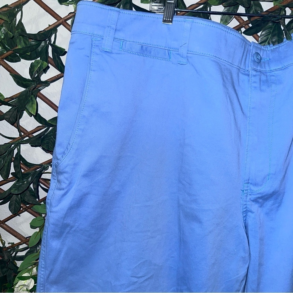 Classic Blue Men's Flat Front Shorts - Picture 2 of 7